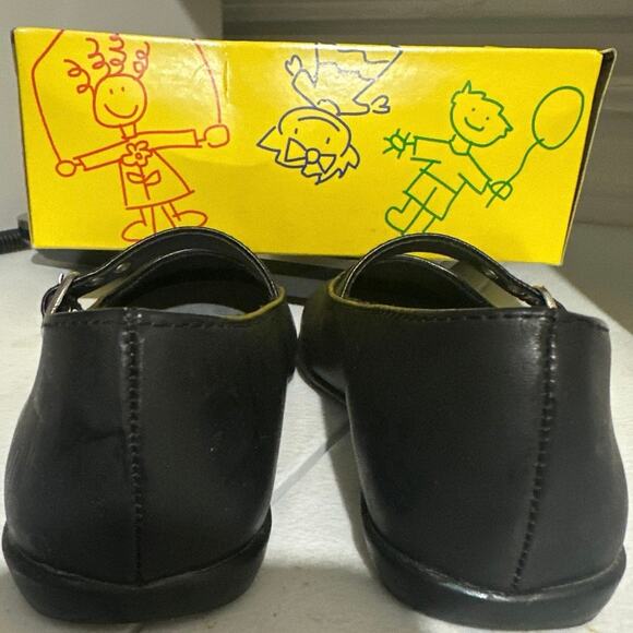 Smart fit Mary Jane Charles IX Black Noir shoes kids size 12 excellent condition - Picture 3 of 7
